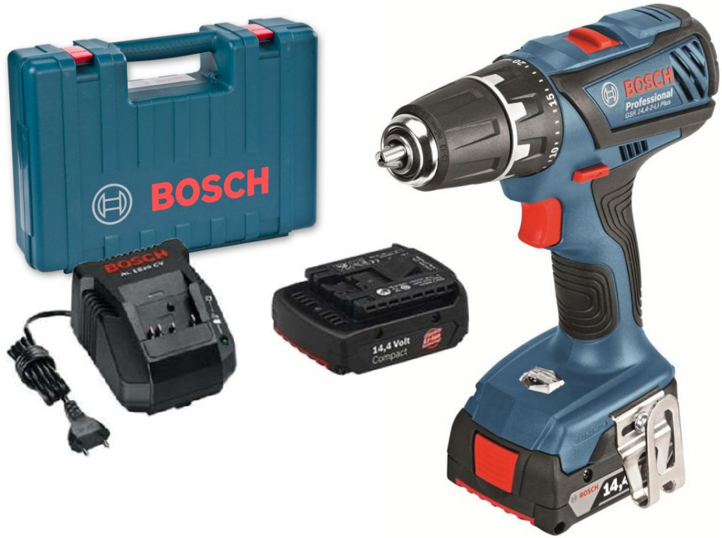 Bosch GSR 14,4-2-LI Plus 0 601 9E6 020 od 3 753 Kč - Heureka.cz