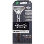 Wilkinson Sword Quattro Essential 4 Vintage Edition + 4 ks hlavic – Hledejceny.cz