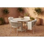 Hartman Girona & Altea beige – kulatý stů 120 cm + 4 křesla – Hledejceny.cz