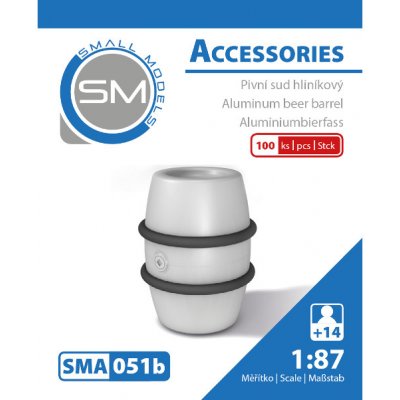 Small Models pivní sud hliníkový 50l 100 ks 051b – Zboží Dáma