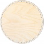 Woody Crafts Přírodní dno na háčkované košíky - Kruh Velikost: 25 cm – Hledejceny.cz