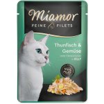 Miamor Feine Filets jelly tuňák & zelenina 24 x 100 g – Hledejceny.cz