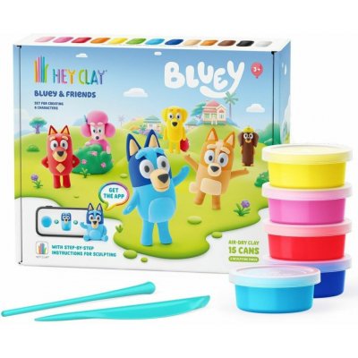 TM Toys Hey Clay Bluey a přátelé – Zboží Dáma TM Toys Hey Clay Bluey a přátelé – Zboží Dáma