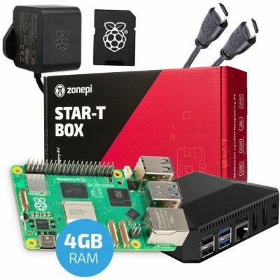 Zonepi sada s Raspberry Pi 5 (4GB RAM), Argon ONE V3 + 32GB microSD + příslušenství 500906 – Hledejceny.cz