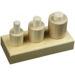 Montessori Dřevěné šrouby a matky – Zboží Dáma