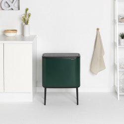 Brabantia BO Touch Bin 3 x 11 L tmavě zelená 304200