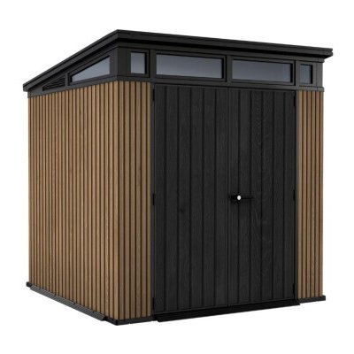 KETER PENT Signature Vertical s podlahou 9 x 7 279 x 226 x 216 cm hnědá – Sleviste.cz