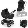 Kočárek Cybex Eos Lux + Aton B2 i-Size 2023 Moon Black