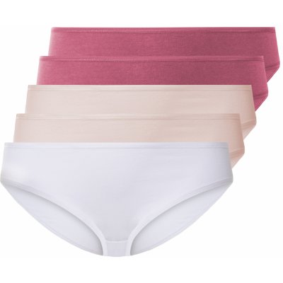 esmara Dámské kalhotky 5 kusů červená růžová bílá – Hledejceny.cz