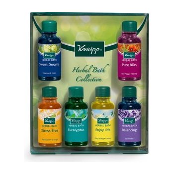 Kneipp oleje do koupele levandule meduňka eukalyptus rozmarýn jalovec pomeranč 6 x 20 ml dárková sada