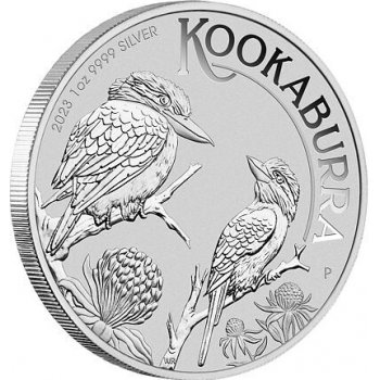 Perth Mint Stříbrná mince Australian Kookaburra Ledňáček 1 Oz