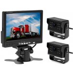 PODOFO Parkovací systém TRUCK A1510, 2x 8IR LED kamera s 7" LCD displejem na palubku – Zbozi.Blesk.cz