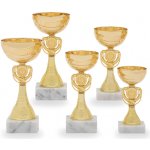 Pohár EKONOM výška 15 cm zlatý – Sleviste.cz