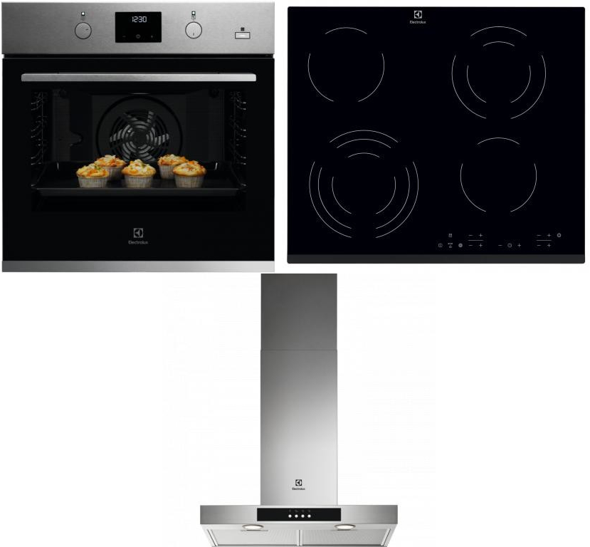 Set Electrolux KODGH70TX + EHF6343FOK + LFT426X