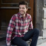 Blancheporte Extra dlouhá flanelová košile s kostkovaným vzorem khaki – Zboží Mobilmania