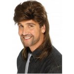 Paruka 80s Mullet Jason hnědá – Zboží Dáma
