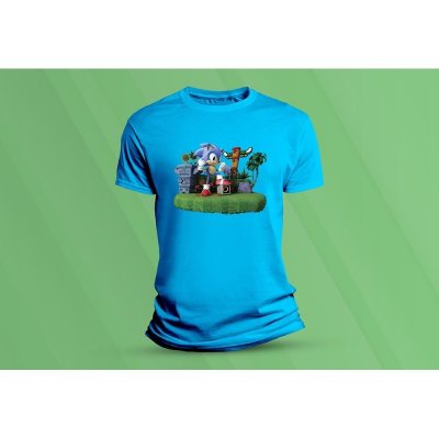 Sandratex dětské bavlněné tričko sonic 6. azurová – Hledejceny.cz