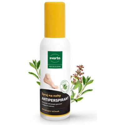 SVORTO Sprej na nohy ANTIPERSPIRANT 150ml – Zbozi.Blesk.cz