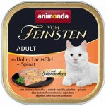 Animonda Vom Feinsten Adult kuře losos špenát 100 g – Sleviste.cz