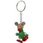 Přívěsek na klíče wiky zvířátko dřevěná – Zboží Dáma