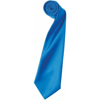 Premier Saténová kravata Colours safírová modrá