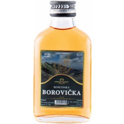 Beskydská Borovička 40% 0,1 l (holá láhev)