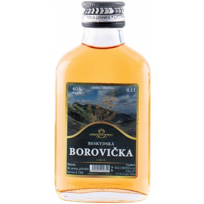 Beskydská Borovička 40% 0,1 l (holá láhev) – Hledejceny.cz