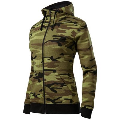 Malfini Camo Zipper mikina dámská camouflage brown – Zbozi.Blesk.cz