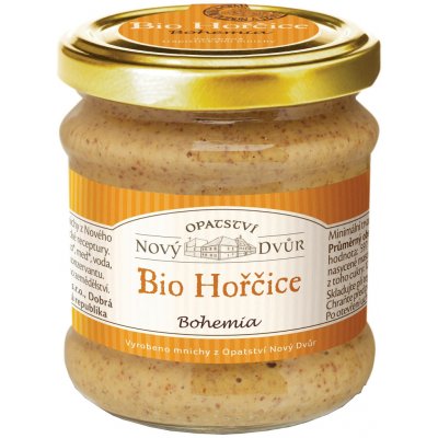 Opatství Nový dvůr Biohořčice Bohemia 210g – Hledejceny.cz