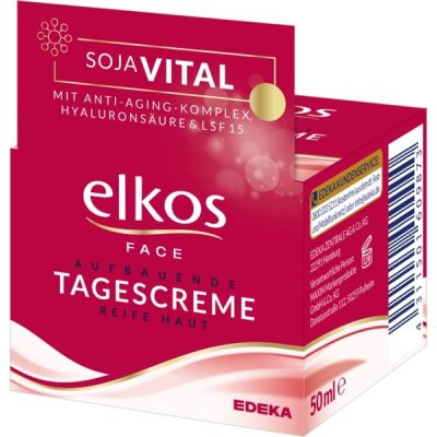 Elkos Face Soja Vital denní revitalizující krém 50 ml
