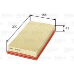 Vzduchový filtr VALEO 585113 – Hledejceny.cz