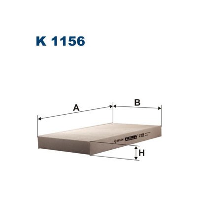 K1156 FILTRON Filtr, vzduch v interiéru – Hledejceny.cz
