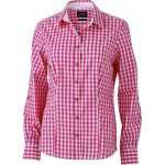 James&Nicholson kostkovaná JN637 Purple – Zboží Dáma