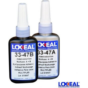 LOXEAL 33-47 A+B dvousložkové lepidlo 2x50g