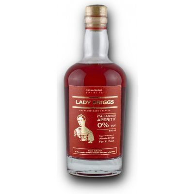 Lady Briggs Italian Red Aperitif Alcohol Free 0,0% 0,5 L (holá láhev) – Zboží Dáma