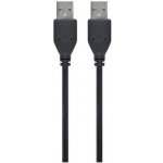 Gembird CCP-USB2-AMAM-6 USB 20, USB A vidlice,z obou stran, 1,8m, černý – Zboží Mobilmania