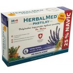 HerbalMed Dr.Weiss pastilky bez cukru Šalvěj-ženšen vitamín C 24+6 pastilek – Hledejceny.cz