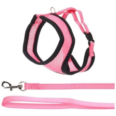 FLAMINGO Postroj s vodítkem na kočku Harms 32 x 36 - 48 cm – Zboží Dáma