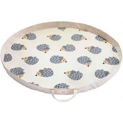 3 Sprouts Hrací podložka Vak Hedgehog Gray – Zbozi.Blesk.cz