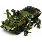 Sluban B1251 Tank BTR-80AS IFV v měřítku 1:35 – Sleviste.cz