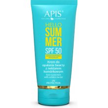 Apis Hello Summer SPF50 Waterproof Face Sunscreen with Cellular Nectar krém s kmenovými buňkami SPF50 50 ml