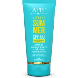 Apis Hello Summer SPF50 Waterproof Face Sunscreen with Cellular Nectar krém s kmenovými buňkami SPF50 50 ml