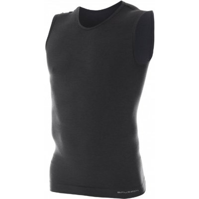 Brubeck Comfort Wool Mens Tank Top SL10160 graphite – Hledejceny.cz