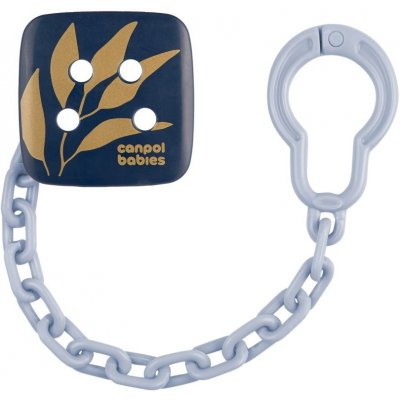 Canpol babies řetízek na dudlík Gold modrá – Zboží Mobilmania