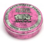 Reuzel Pink Grease Heavy Hold pomáda na vlasy 340 g – Sleviste.cz