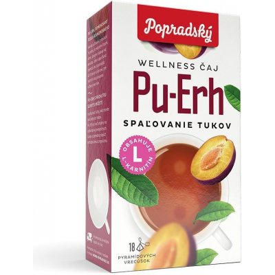 Baliarne obchodu Poprad Wellness čaj Pu-erh spalování tuků 18 x 1,5 g