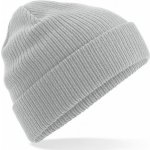 Beechfield Bavlněná zimní čepice beanie z organické bavlny světle šedá – Hledejceny.cz