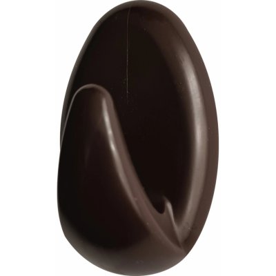 D.I.P. Háček samolepicí QF typ 1, plast, tmavě hnědá, 2 ks – Zboží Dáma