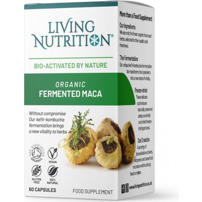 Living Nutrition Fermentovaná bio maca - 60 kapslí – Zboží Mobilmania