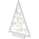 Emos LED DCWW27 dekorace svítící stromeček s ozdobami 40 cm 2x AA vnitřní teplá bílá časovač – Zboží Dáma